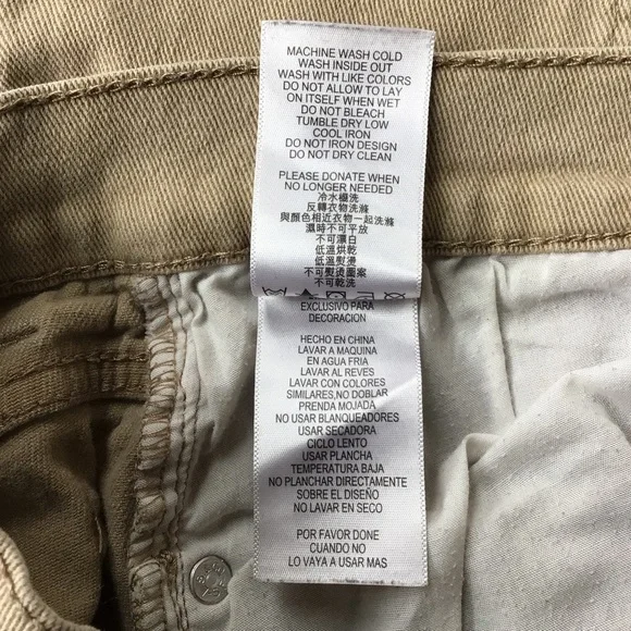 Levi’s 510 Skinny Khaki Denim Jeans - Size 16 - Picture 10 of 11